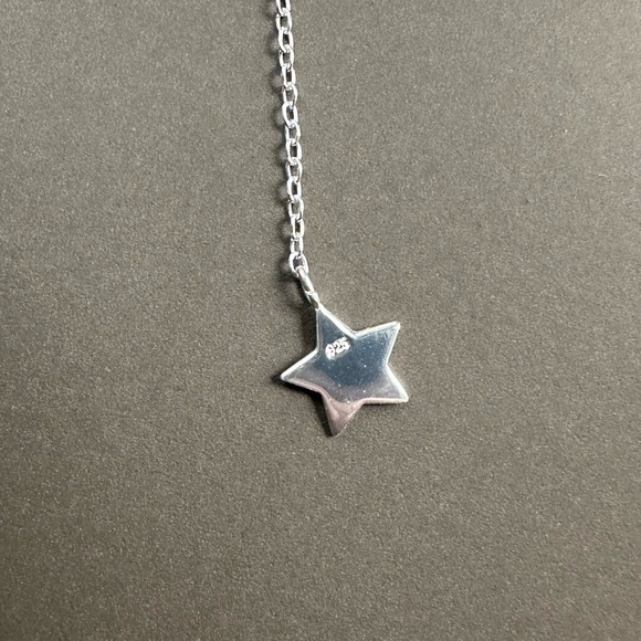 Sterling Silver Star Y Necklace Waterproof - Picture 5 of 7